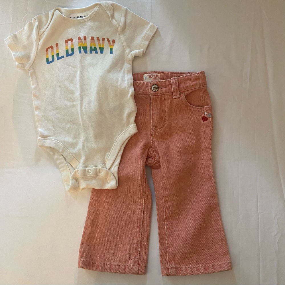 Old Navy Outfit. Onesie with Jeans